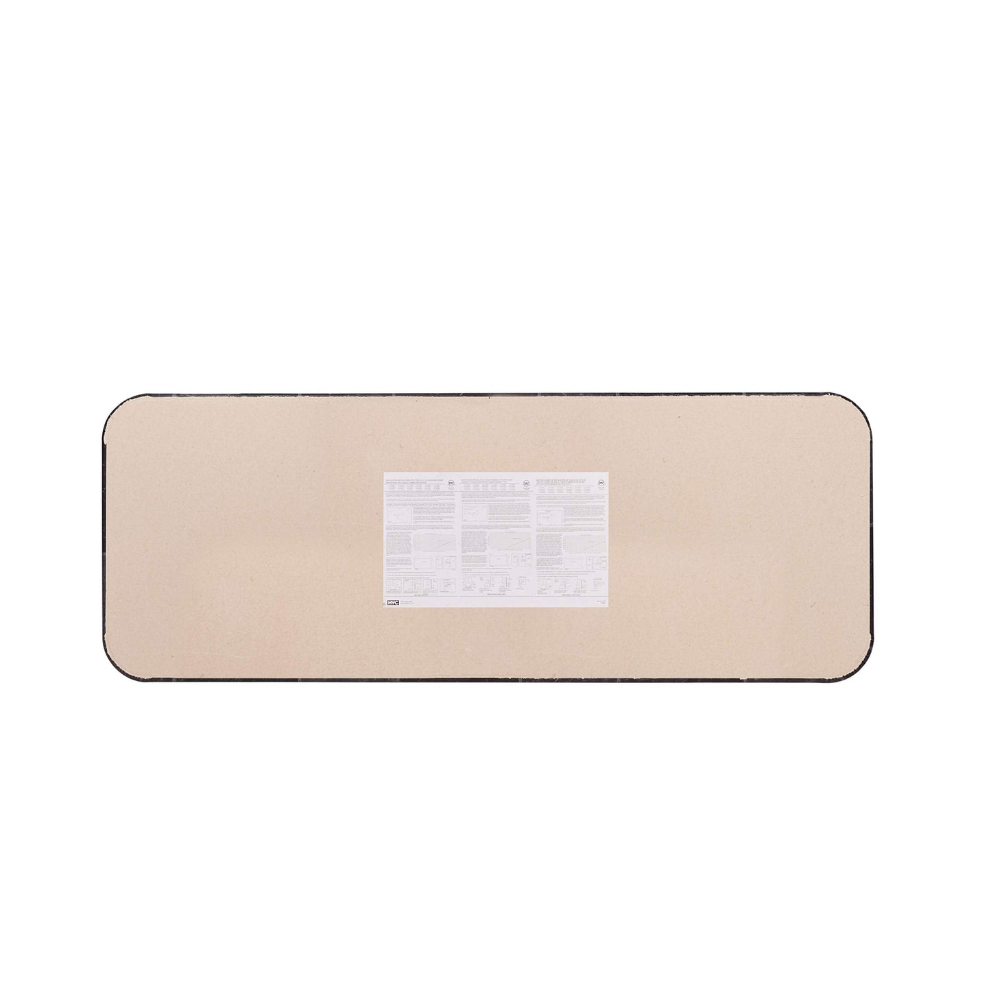 HY-C T2UL1848GT-1C Type 2 Slate Tile Hearth Extender, 18 48-Inch, Gray