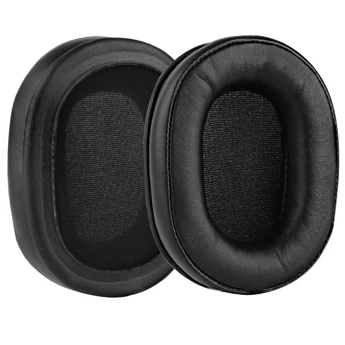 Geekria QuickFit Replacement Ear Pads for Audio-Technica ATH-MSR7/ MSR7NC/ MSR7BK/ MSR7GM/ MSR7B Headphones Ear Cushions (Black)