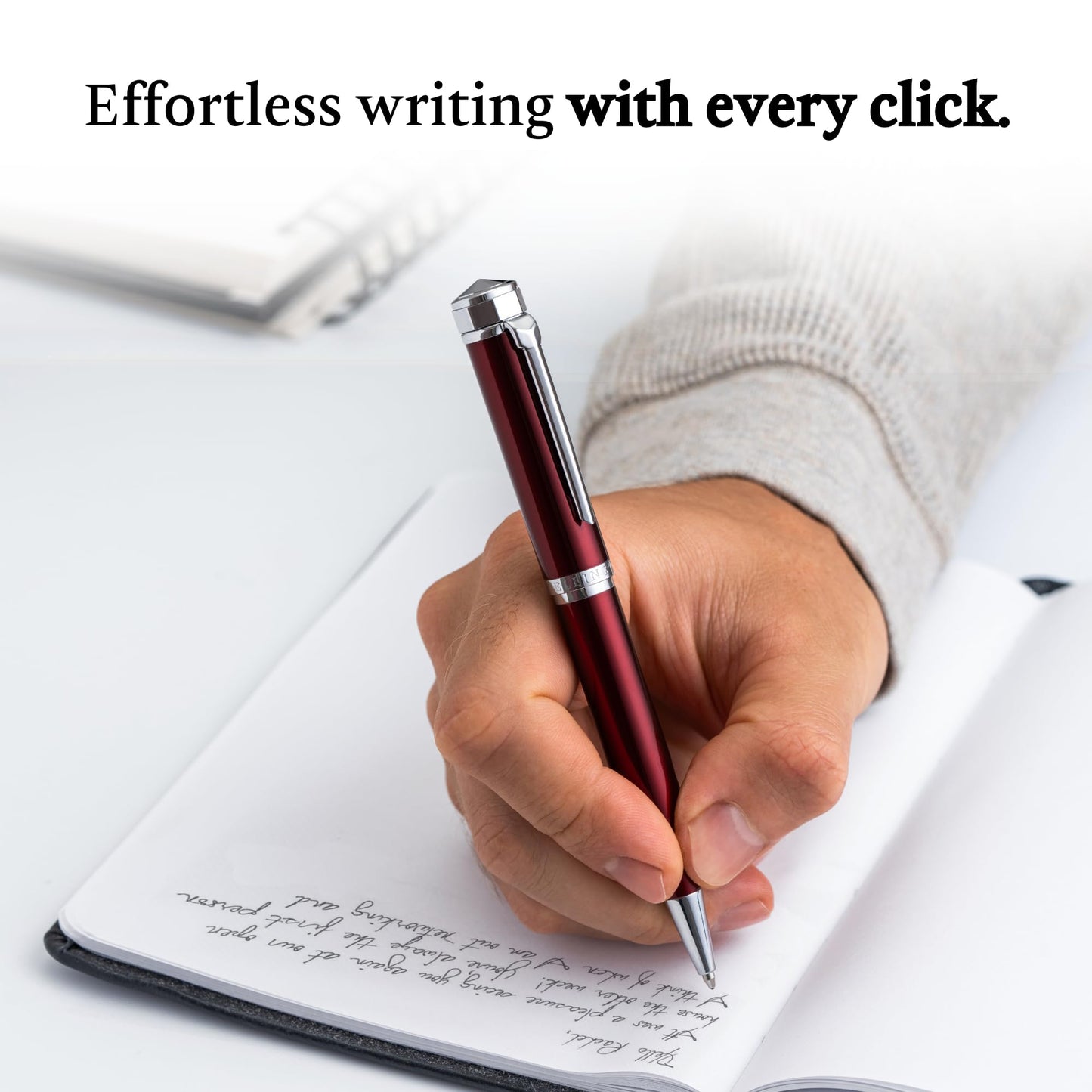 Ellington Pens Luxury Ballpoint Pen β Premium Quality, Smooth Writing Experience, Elegant Design, Includes 2 Ink Refills (Black & Blue) β Ideal for Professionals and Gift Giving