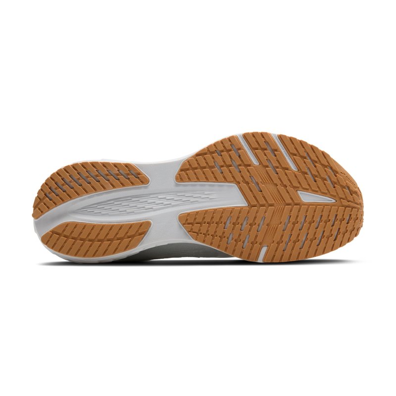 Brooks Men’s Launch 11 Neutral Running Shoe - White/Grey/Black - 8.5 Medium