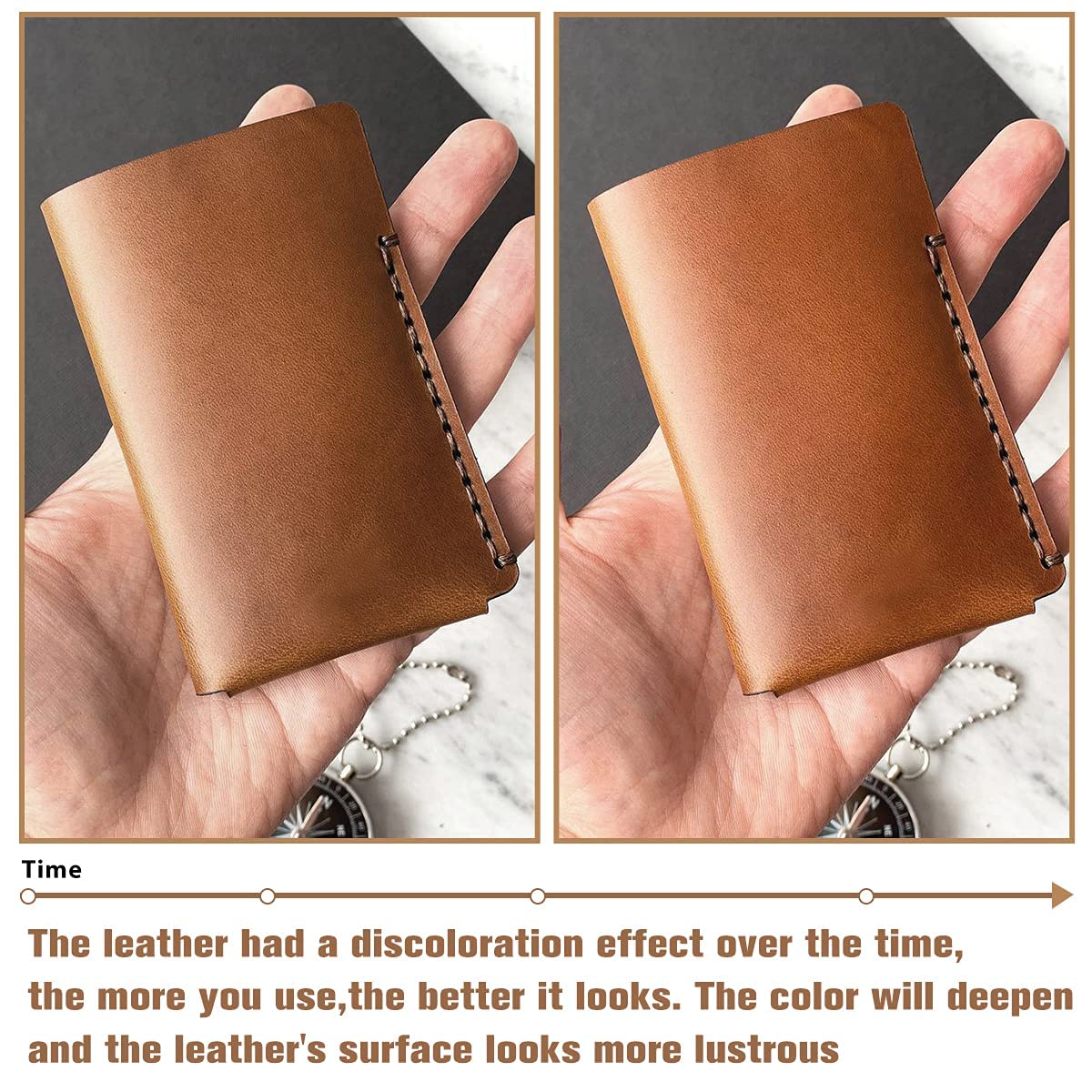 Thick Full Grain Leather Sheets for Crafts Genuine Cowhide Tooling Leather Square Pieces 1.8-2.1mm for Crafts Sewing Hobby Workshop Bourbon Brown 12"x24"