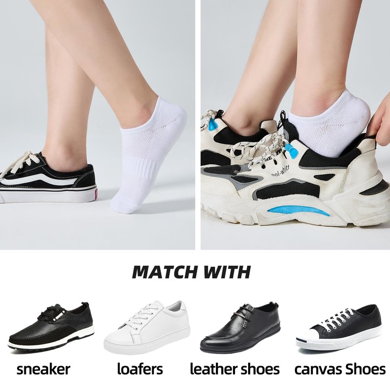 ATBITER No Show Socks Womens Non Slip, 6/12 Pairs Thin Low Cut Invisible Liner Ankle Socks