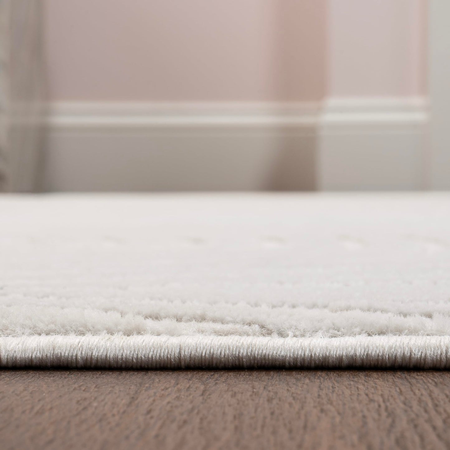 JONATHAN Y Art Deco Striped Arches Runner Rug 2X8 White/Cream, Ariana MidCentury High-Low Two-Tone for Living Room, Bedroom, Kitchen, Easy-Cleaning, Pet-Friendly, Non-Shedding SND100B-28