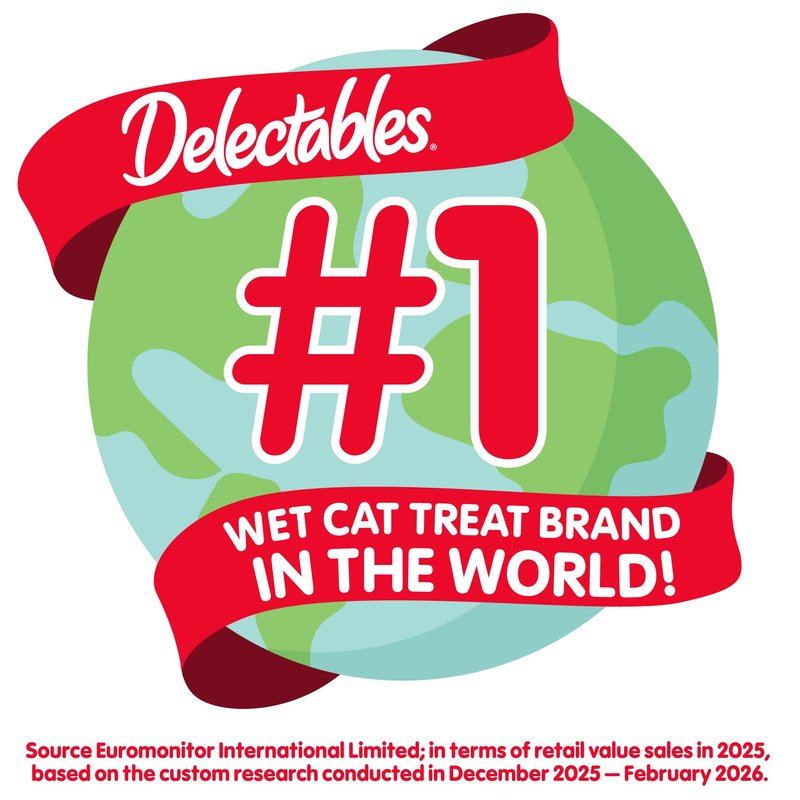 Delectables Squeeze Up Variety Pack, Creamy Squeezable Puree, Lickable Wet Cat Treats, Grain Free, No Fillers, by-Products, Preservatives, 0.5 Ounces Tube, 54 Tubes Total