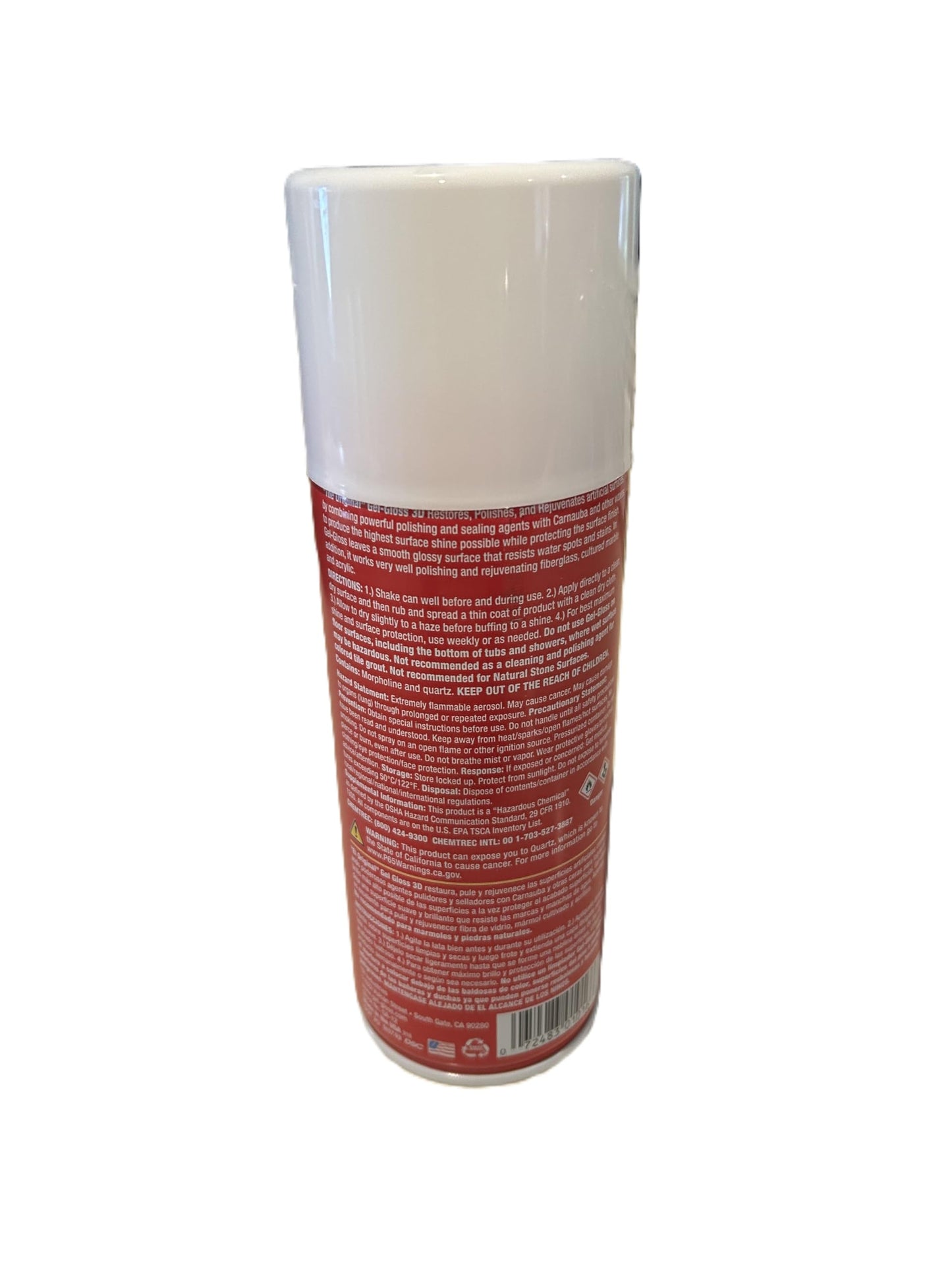 Original Gel Gloss Kitchen and Bath Polish and Protector, 12oz. Aerosol Can, Pink
