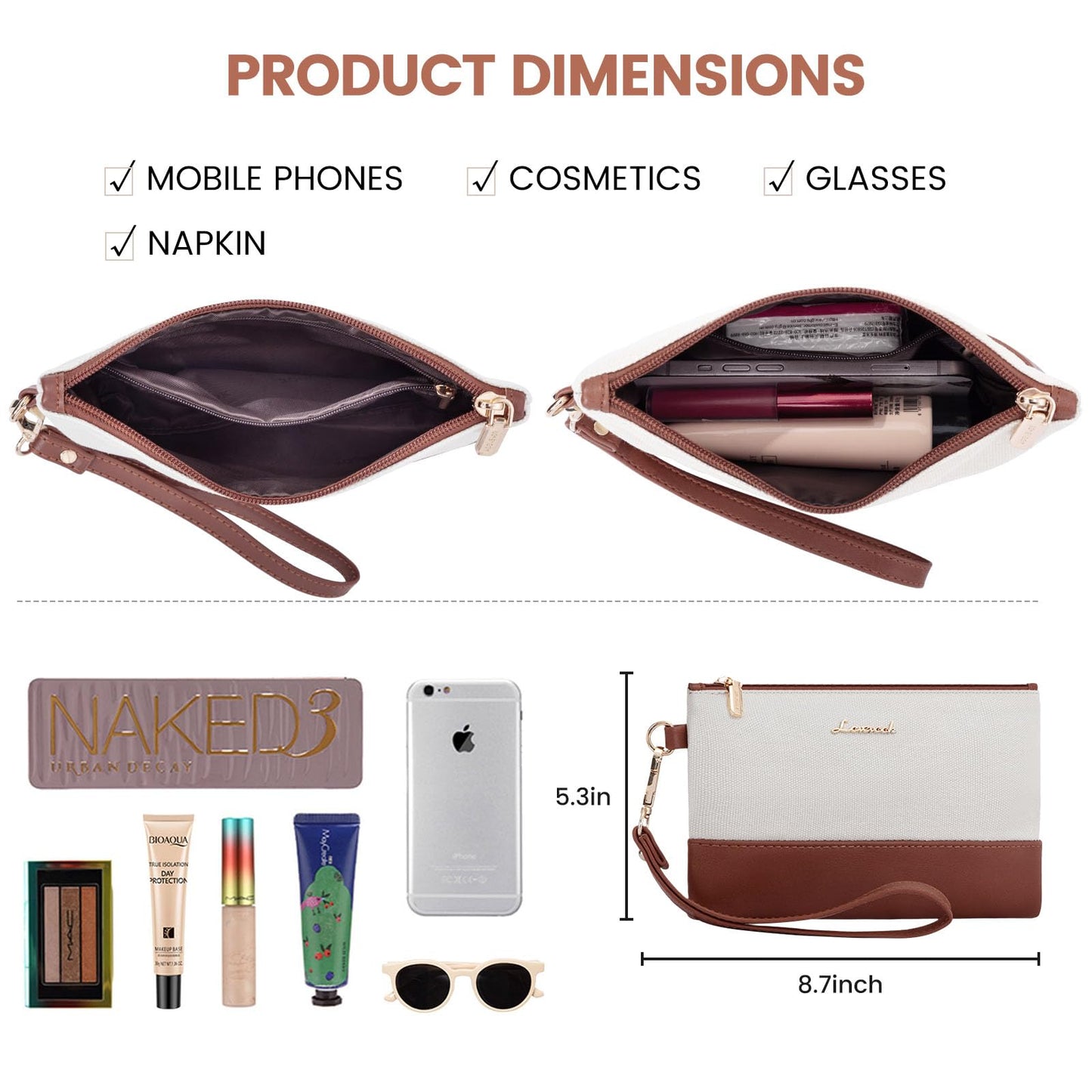 LOVEVOOK Laptop Bag for Women 15.6 lnch,Waterproof Laptops Tote Bags for Womens,Professional Work Bags for Women with Cup Holder,Large Laptop Purse Computer Briefcase Office Teacher Clutch Bag,2 PCS