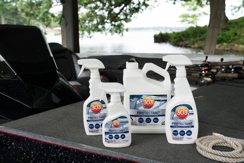 303 Products Marine Aerospace Protectant Spray, UV Protection for Boat Vinyl & Surfaces – Repels Dust, Dirt & Staining, Matte Finish, Restores Like-New Appearance, 16 oz