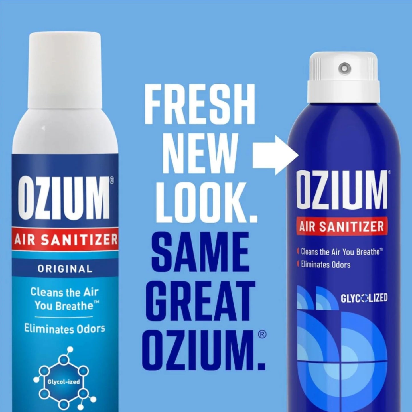 Ozium® 8 Oz. Air Sanitizer & Odor Eliminator for Homes, Cars, Offices and More, Original Scent - 4 Pack | Reduces Airborne Bacteria Eliminates Smoke & Malodors