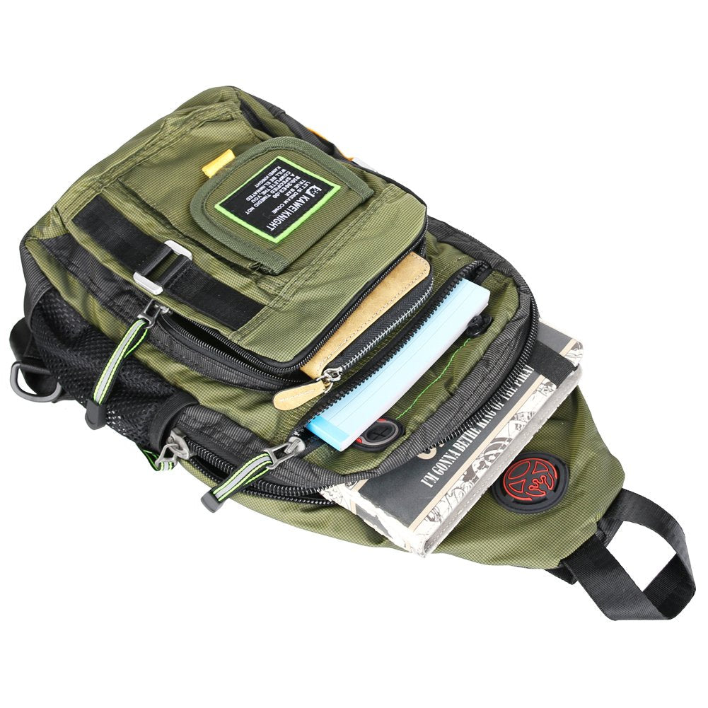Vanlison Crossbody Sling Bag Small Backpack for Men Women Teens Bag