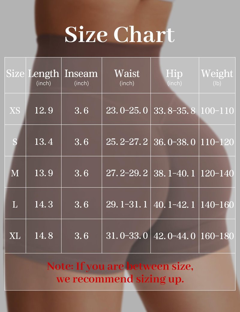 YEOREO Women's Biker Shorts 3.6" / 4.5" / 6" Workout Gym Shorts High Waist Tummy Control Hidden Scrunch Running Yoga Deep Chocolate