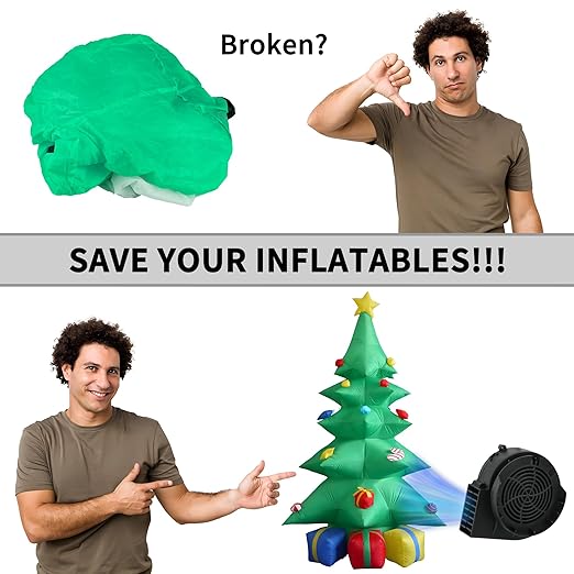 Replacement Inflatable Blower 1.2A for Inflatable Yard Decorations, Outdoor Patio Toys Fan Replacement|Halloween Inflatable Decoration