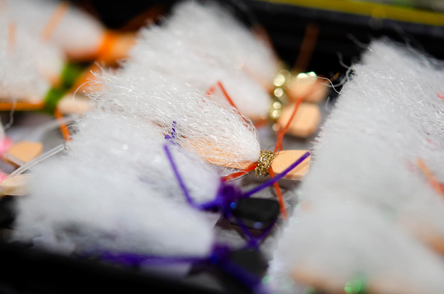 40 Premium Hand Tied Fly Fishing Flies Assortment | Marabou Muddler Minnow and Stimulator Rubber Legs, Chubby Chernobyl Ant | Dry, Wet, Nymphs, Streamers, Hopper, Terrestrials