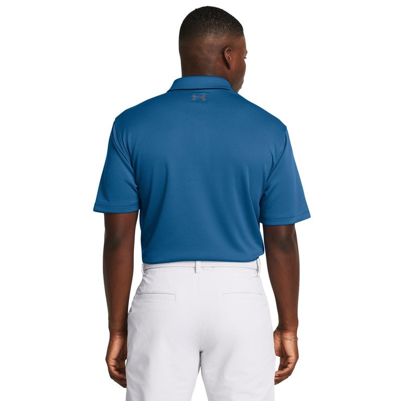 Under Armour Men's Tech Golf Polo, (406) Photon Blue / / Pitch Gray, 3X-Large Tall