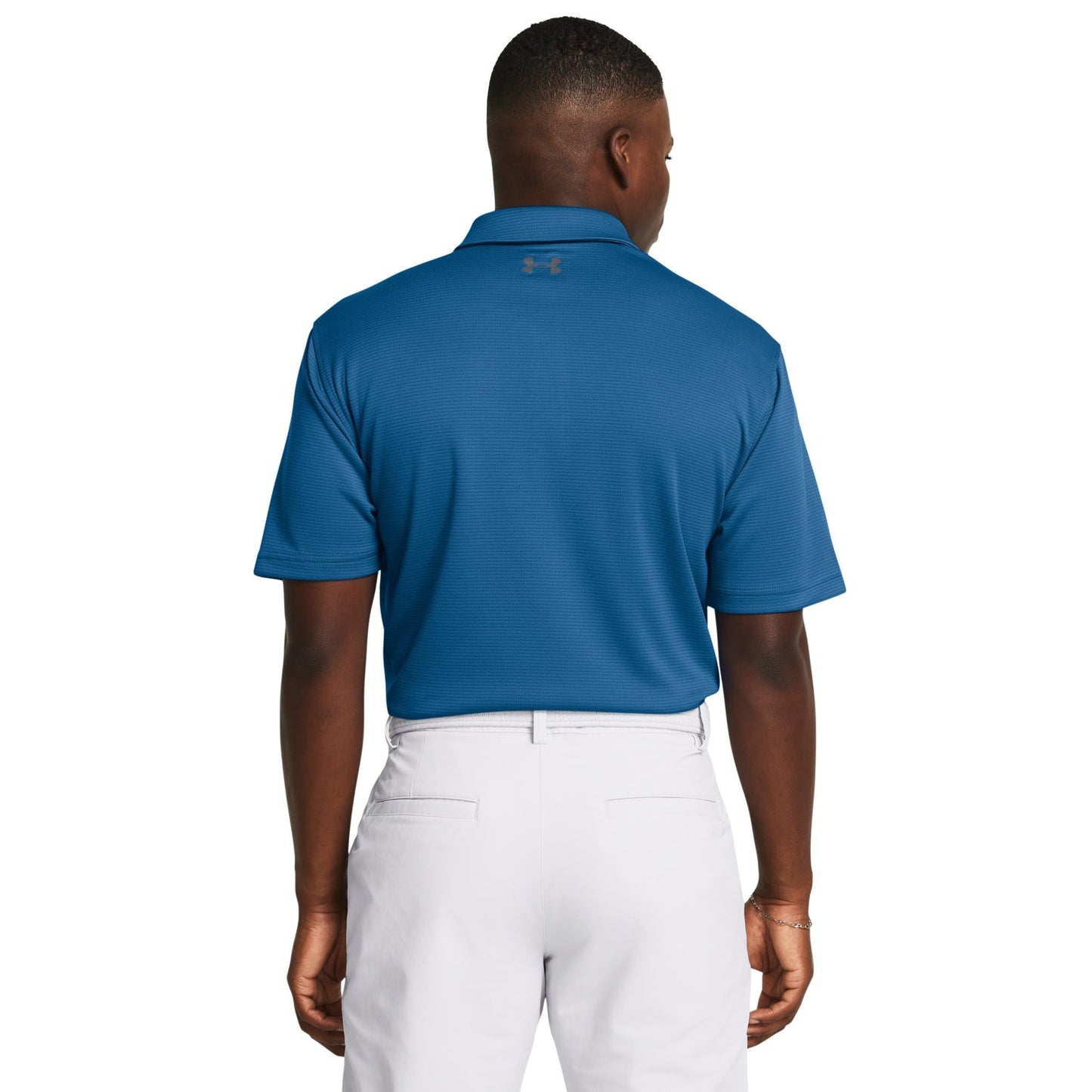 Under Armour Men's Tech Golf Polo, (406) Photon Blue / / Pitch Gray, 4X-Large Tall