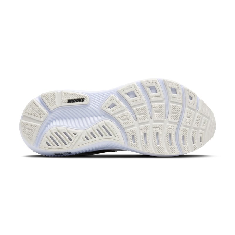 Brooks Women’s Ghost 17 Neutral Running Shoe - White/Black/Rose Gold - 6 Wide