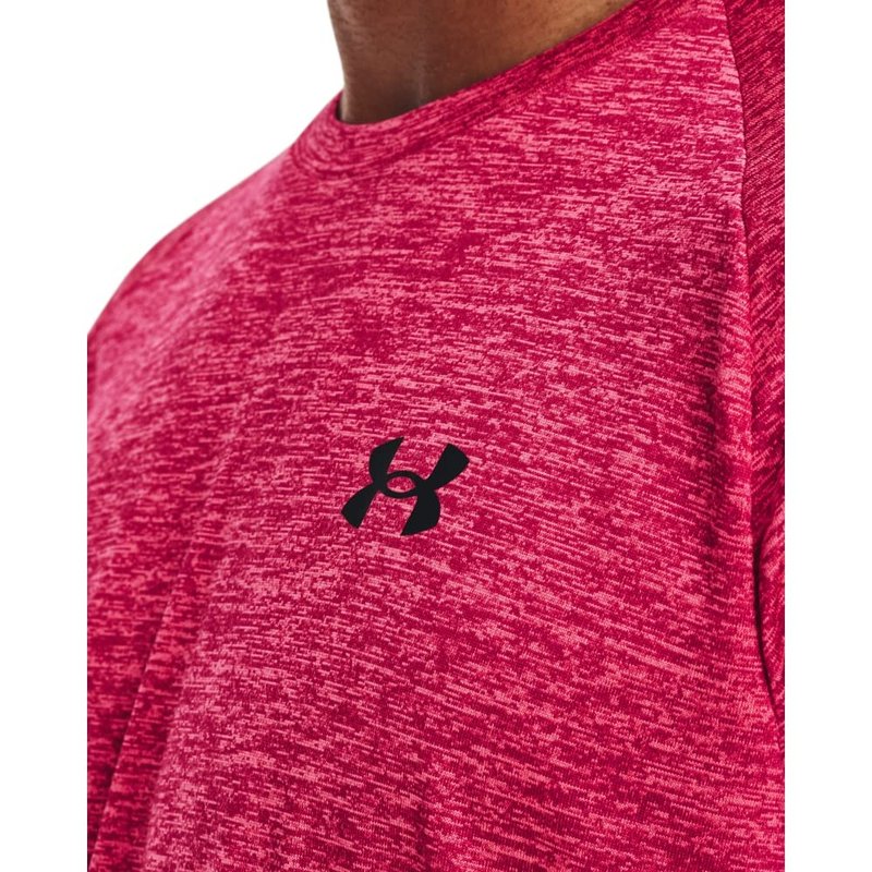 Under Armour Men's Tech 2.0 Short-Sleeve T-Shirt, Penta Pink (975)/Black, Small