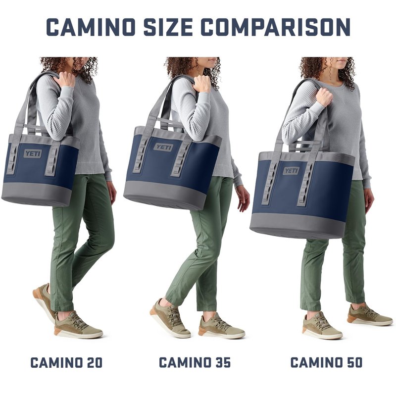 YETI Camino 20 Carryall with Internal Dividers, All-Purpose Utility Bag, Navy