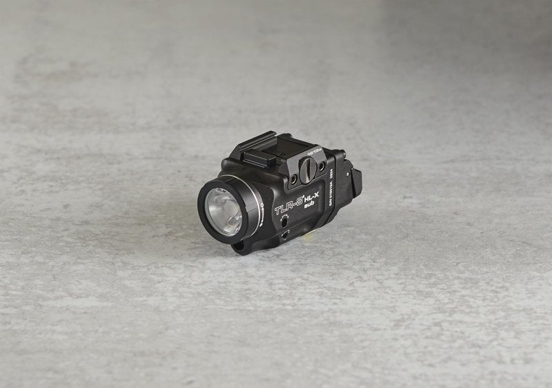 Streamlight 69468 TLR-8 HL-X sub USB 1000-Lumen Weapon Rail-Mounted Rechargeable Tactical Flashlight with Integrated Red Aiming Laser for Select 1913 Only, Black