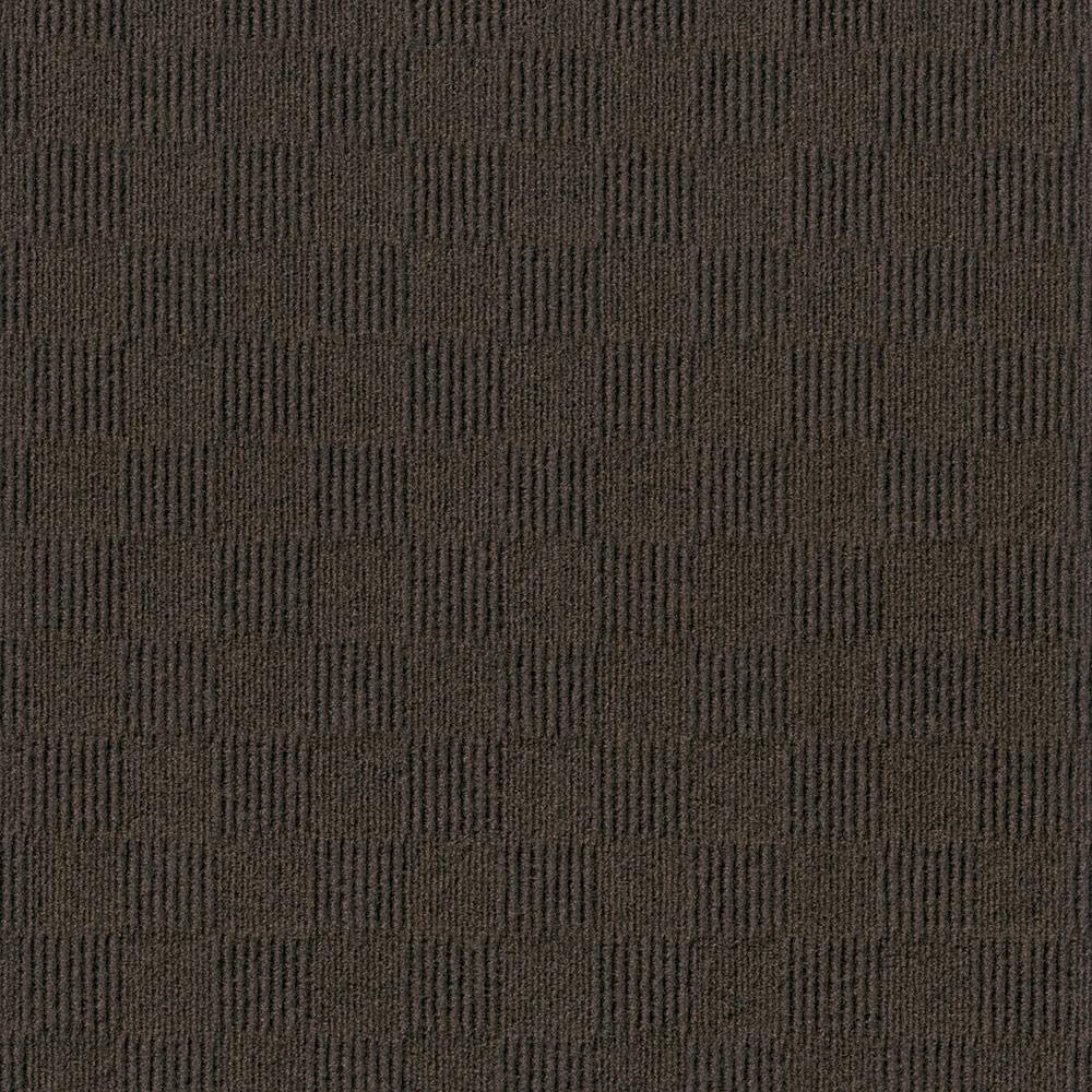 FOSS Floors 7CDMN4015PK Crochet Peelnstick Tiles N40,Taupe,PK15