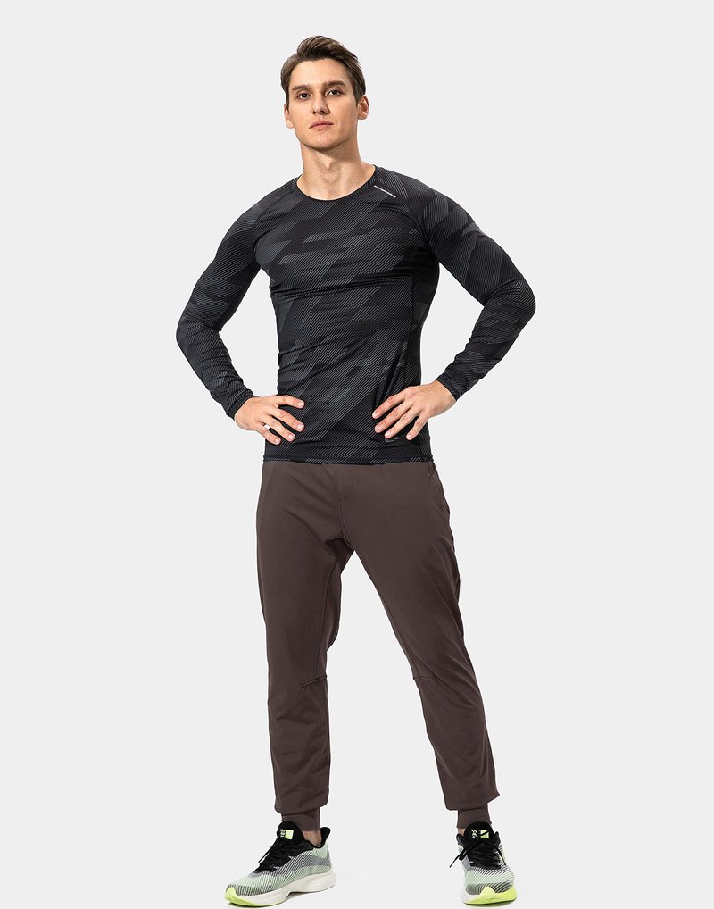 G Gradual Men's Sweatpants with Zipper Pockets Athletic Pants Traning Track Pants Joggers for Men Soccer, Running, Workout(Brown,XS)