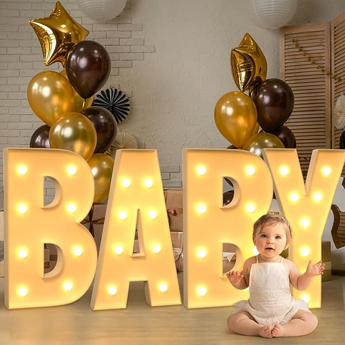 Marquee Letters 3 Feet Tall Large Light Up Letters Z Happy Birthday Decorations Marry Me Engagement Party Decor Yellow Light Birthday Decorations Balloon Arch Kit Foam Sign Z