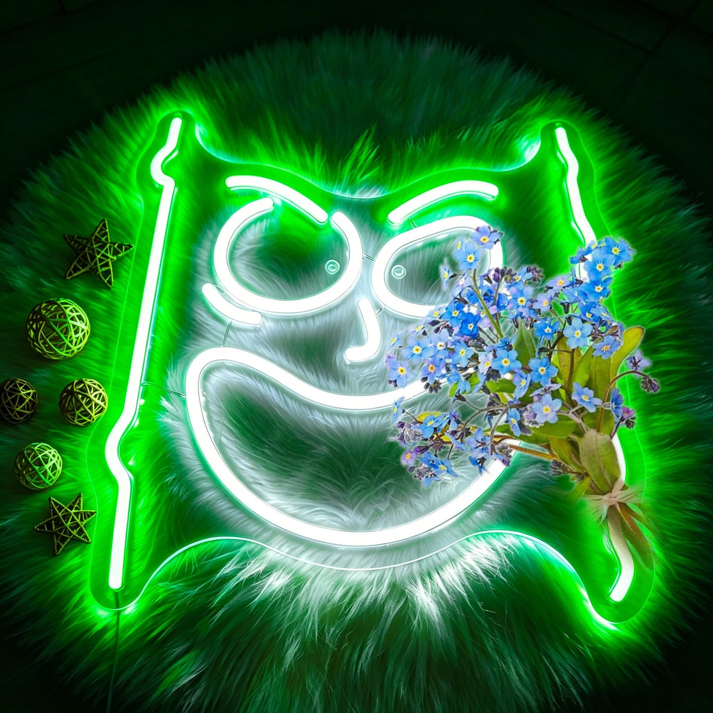 Bkuupau Neon Sign, Neon Signs for Wall Decor - Dimmable LED Light Signs Home Decor for Bedroom, Man Cave, Gaming Room, Party, Club, Bar Decoration - Christmas Halloween Easter Gift