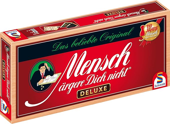 Schmidt Spiele 49453 Mensch ärgere Dich Nicht Deluxe Version Family Game