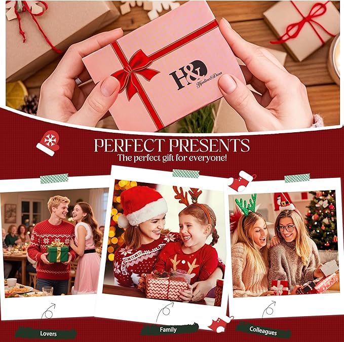 H&D HYALINE & DORA 4 Pcs Christmas Snowman Ornaments Winter Snowman Hanging Decoration Set for Christmas Tree Hanging Crystal Crafts Holiday Decor Xmas Party Supplies