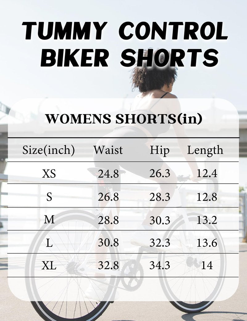Unthewe Women's Workout Gym Biker Shorts High Waisted Athletic Booty Yoga Shorts with Tummy Control(U729-Black-XL)