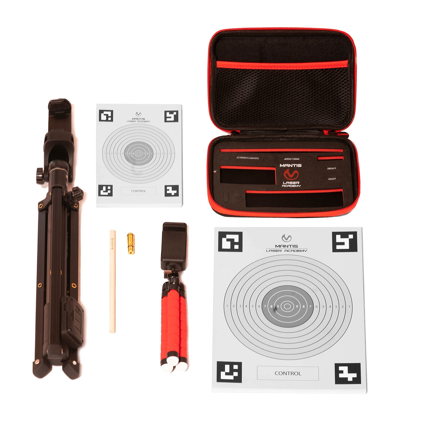 Mantis Laser Academy Training Kit for 9mm | Dry Fire Laser Training System for Target Practice | Free App, No Subscription | Includes Laser Training Cartridge | Guided Drills & Real-Time Feedback