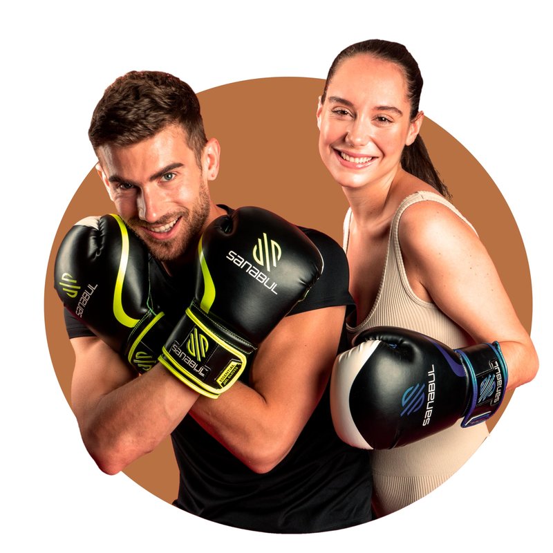 Sanabul Essential Gel Boxing Gloves for Men & Women, Kickboxing MMA, Muay Thai Gloves and Heavy Bag Training Punching & Sparring, Black/Copper 10 oz