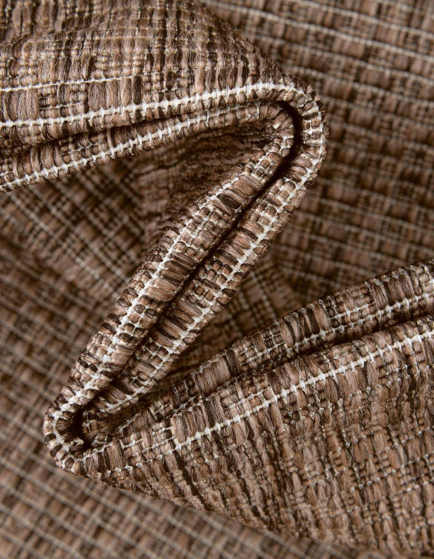 Unique Loom Outdoor Solid Collection Area Rug (3' 3" x 5' 3" Oval Light Brown/Ivory)