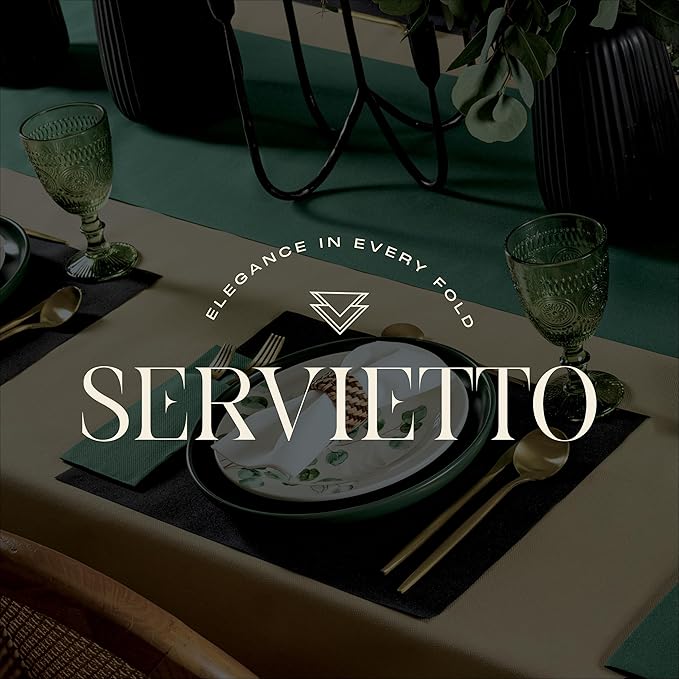 50-Pack Servietto Disposable Linen-Feel Guest Towels