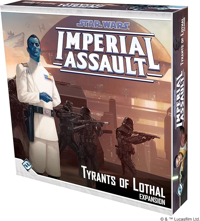 Star Wars Imperial Assault Board Game Tyrants of Lothal EXPANSION - Epic Sci-Fi Miniatures Strategy Game for Kids and Adults Ages 14+ 1-5 Players 1-2 Hour Playtime Made by Fantasy Flight Games