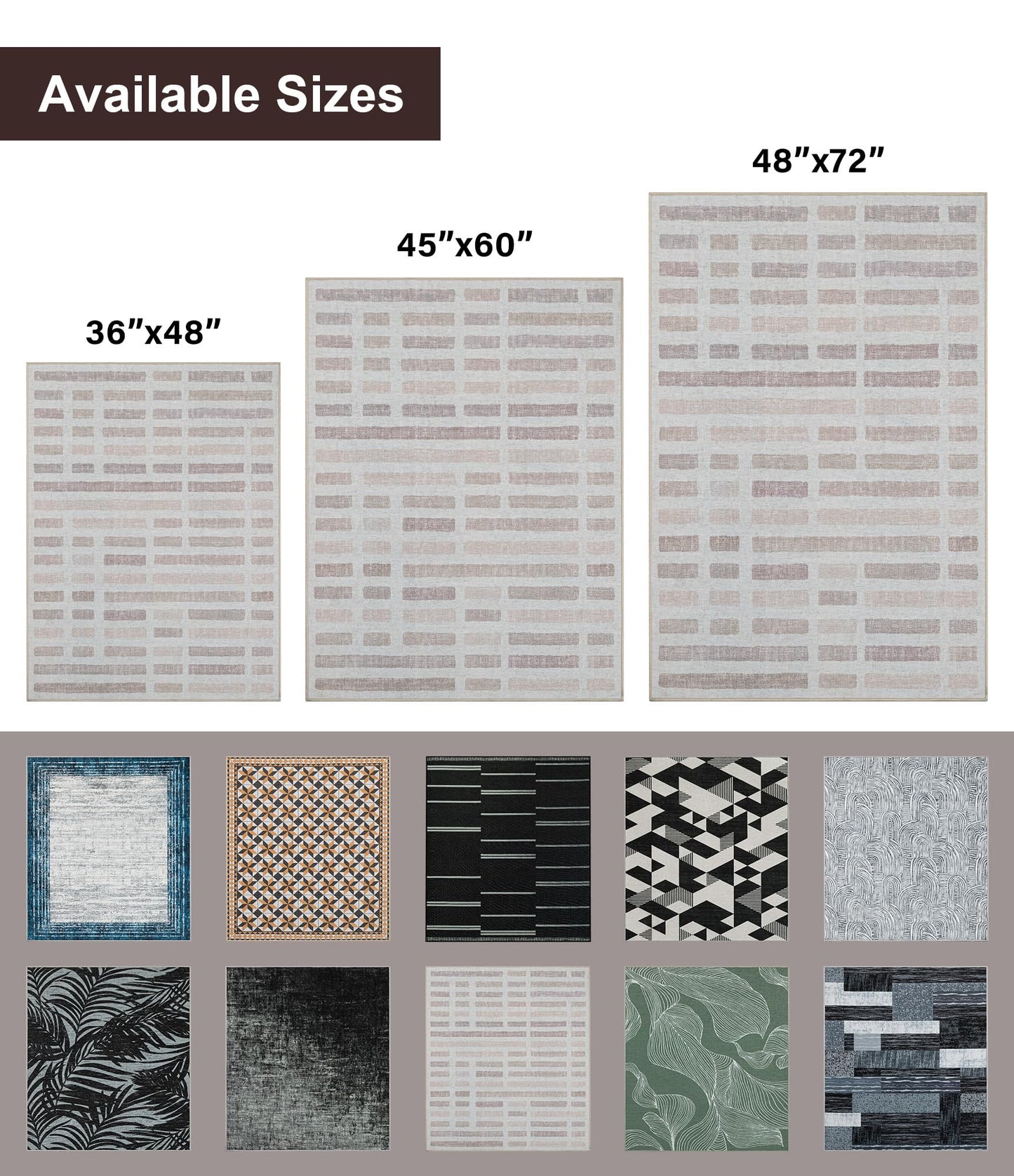 chakme Office Chair Mat for Hardwood Floor, 48"x36" Easy Glide Computer Desk Mat Protector for Rolling Chair Under Desk Rug Nonslip Backing, Machine Wash, (Plaid)