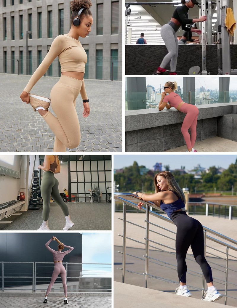 Heathyoga Scrunch Butt Lifting Leggings for Women Tummy Control No Front Seam Compression Leggings for Women Yoga Pants Women Hot Pink