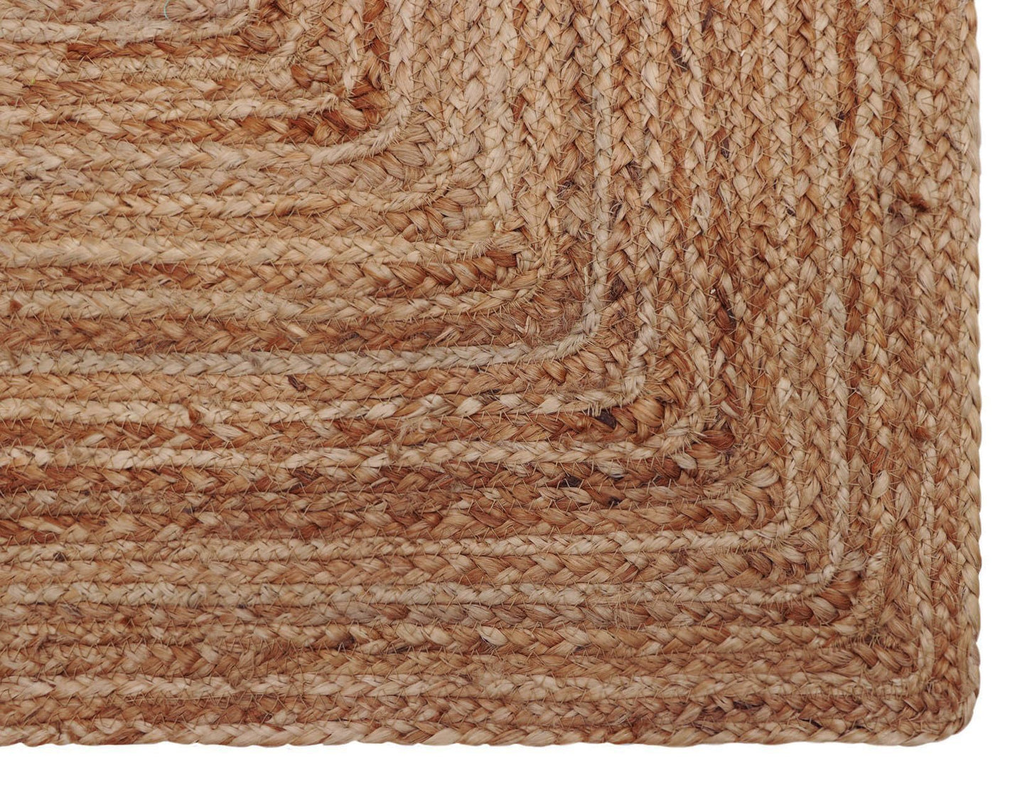COTTON CRAFT Jute Rug - Braided 100% Jute Door Mat - Woven Neutral Reversible Small Rug - Entryway Kitchen Living Room Bedroom Bathroom Farmhouse Rustic Boho Door Mat Throw Carpet - 22x34 - Natural