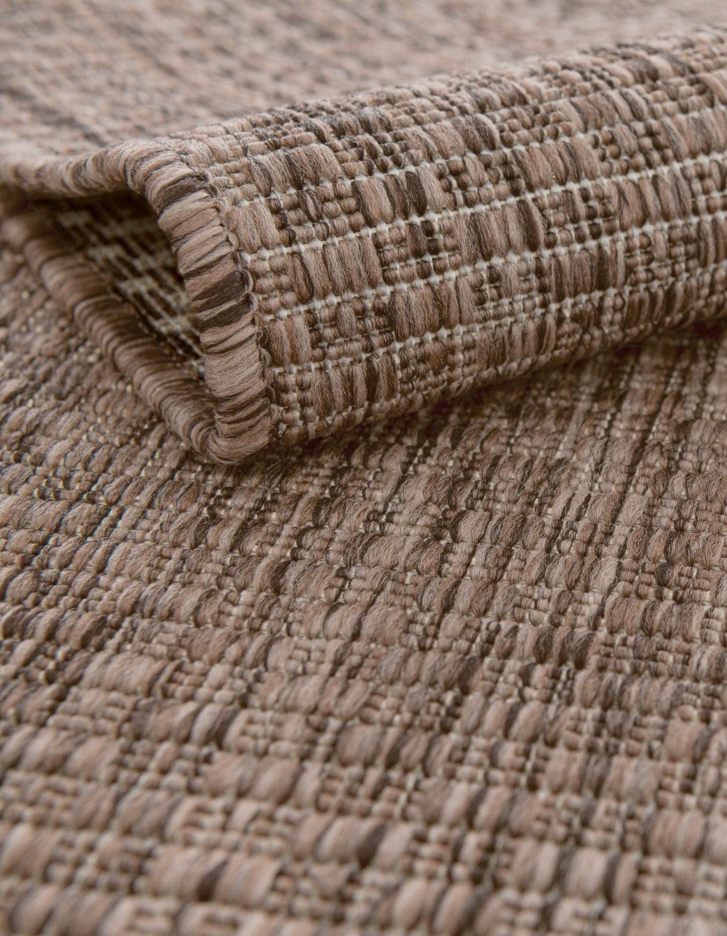 Rugs.com - Outdoor Solid Rug – 10' x 14' 1 Light Brown Indoor/Outdoor Rug – Durable for Patios, Decks, and Porches