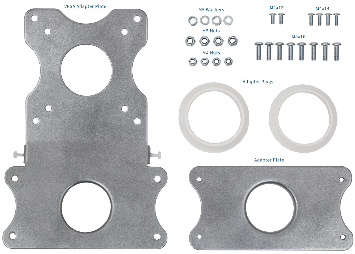 VIVO Adapter VESA Mount Kit, Bracket Set for Apple 21.5 inch and 27 inch iMac, Late 2009 to 2020 Models, LED Display Computer, Stand-MACB