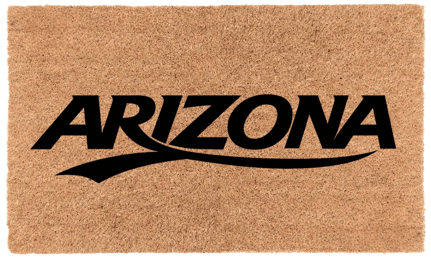 COCO MATS 'N MORE USA States Coir Doormat – Durable Natural Fiber Welcome Mat Outdoor for Every State Design, Stylish Front Door Mat, Heavy Duty Outdoor Doormat for Entryway| Arizona | 16" x 24"