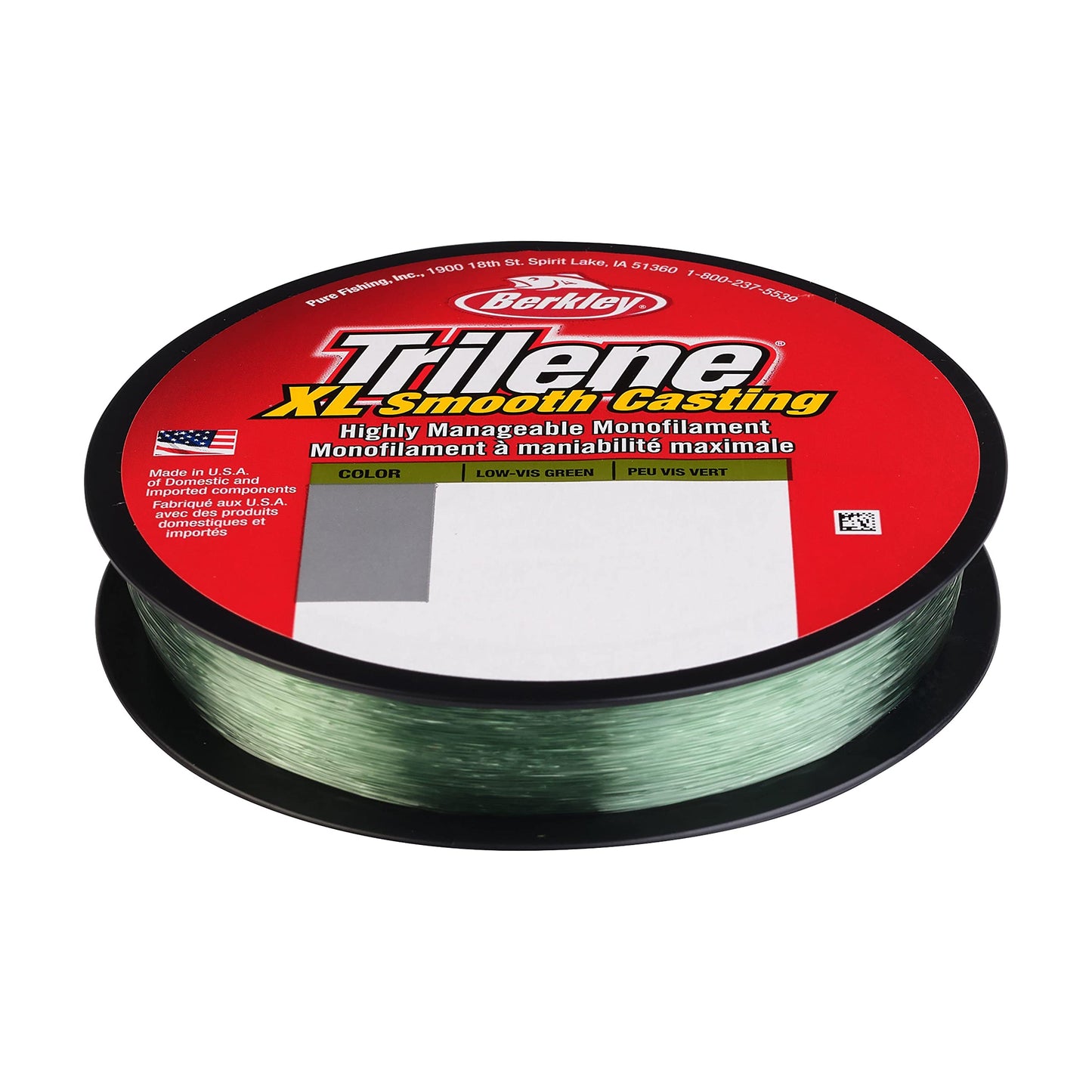 Berkley Trilene® XL®, Low-Vis Green, 20lb | 9kg, 270yd | 246m Monofilament Fishing Line, Suitable for Freshwater Environments