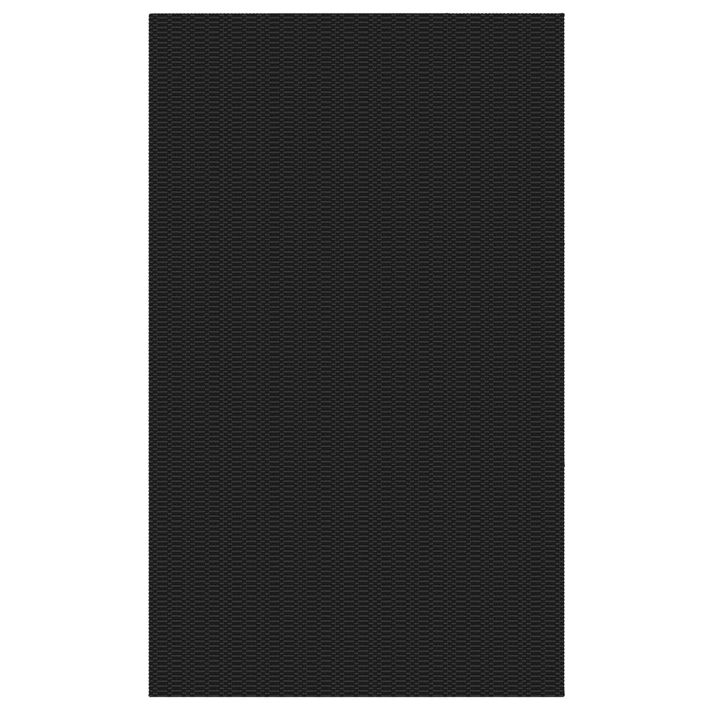 KOZYFLY Washable Entryway Rug 3x5 Ft Area Rugs Cotton Rubber Backed Throw Rugs Indoor Door Mat Kitchen Rugs Braided Floor Carpet for Front Entrance Bathroom Kitchen Living Room, Black/Grey
