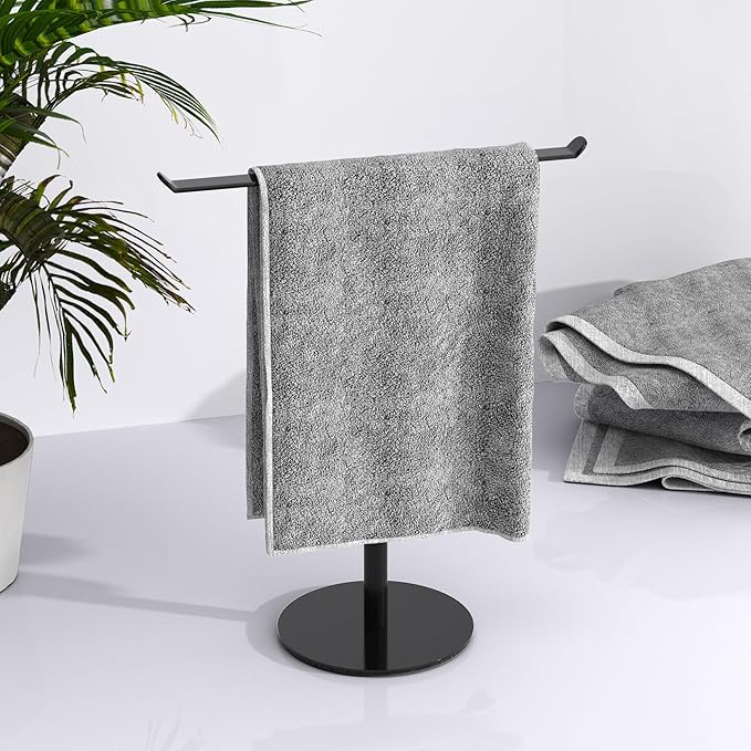 Towel Rack T-Shape Hand Holder for Bathroom, Headband and Lightweight Bathroom