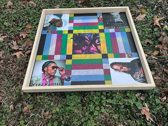 Jamaican Ludo Dancehall Edition (Ludi/Ludy/Loodi) | 24x24 Inch Large Board Game | Family Game Night Activity | Fun Easy Multi-Player Entertainment | Bounty Killer Beenie Man Vybz Kartel