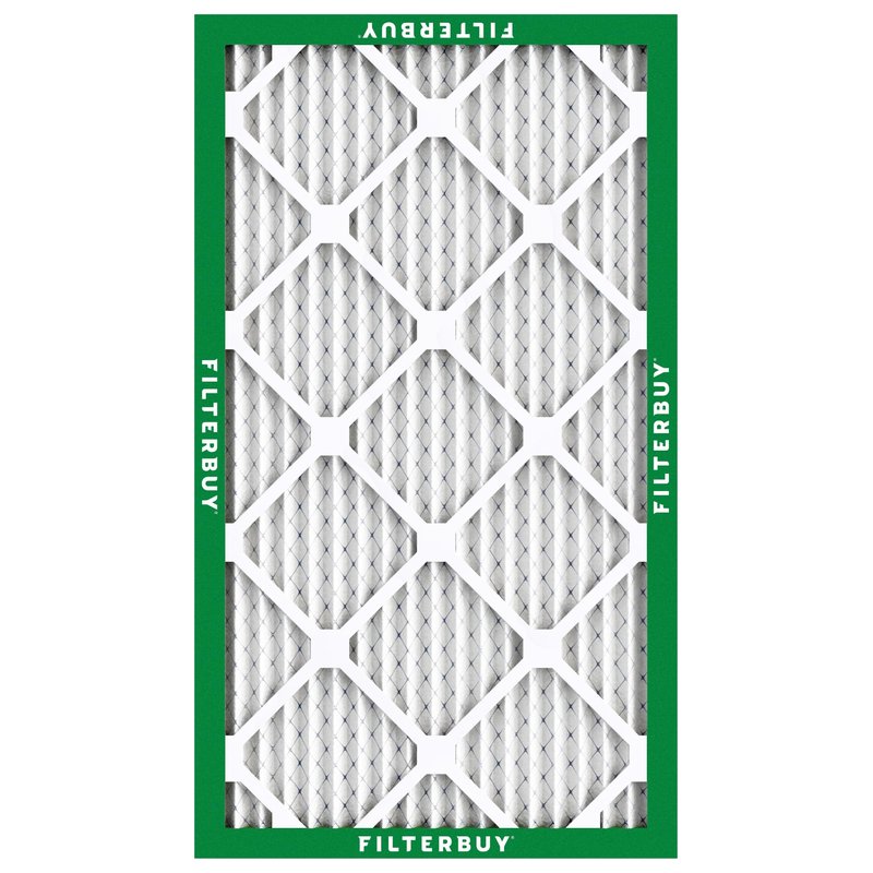 Filterbuy 16x32x1 Air Filter MERV 8 Essential Dust & Allergy Defense (6-Pack), Electrostatic Pleated HVAC AC Furnace Filters Replacement, Made in USA (Actual Size: 15.50 x 31.50 x 0.75)