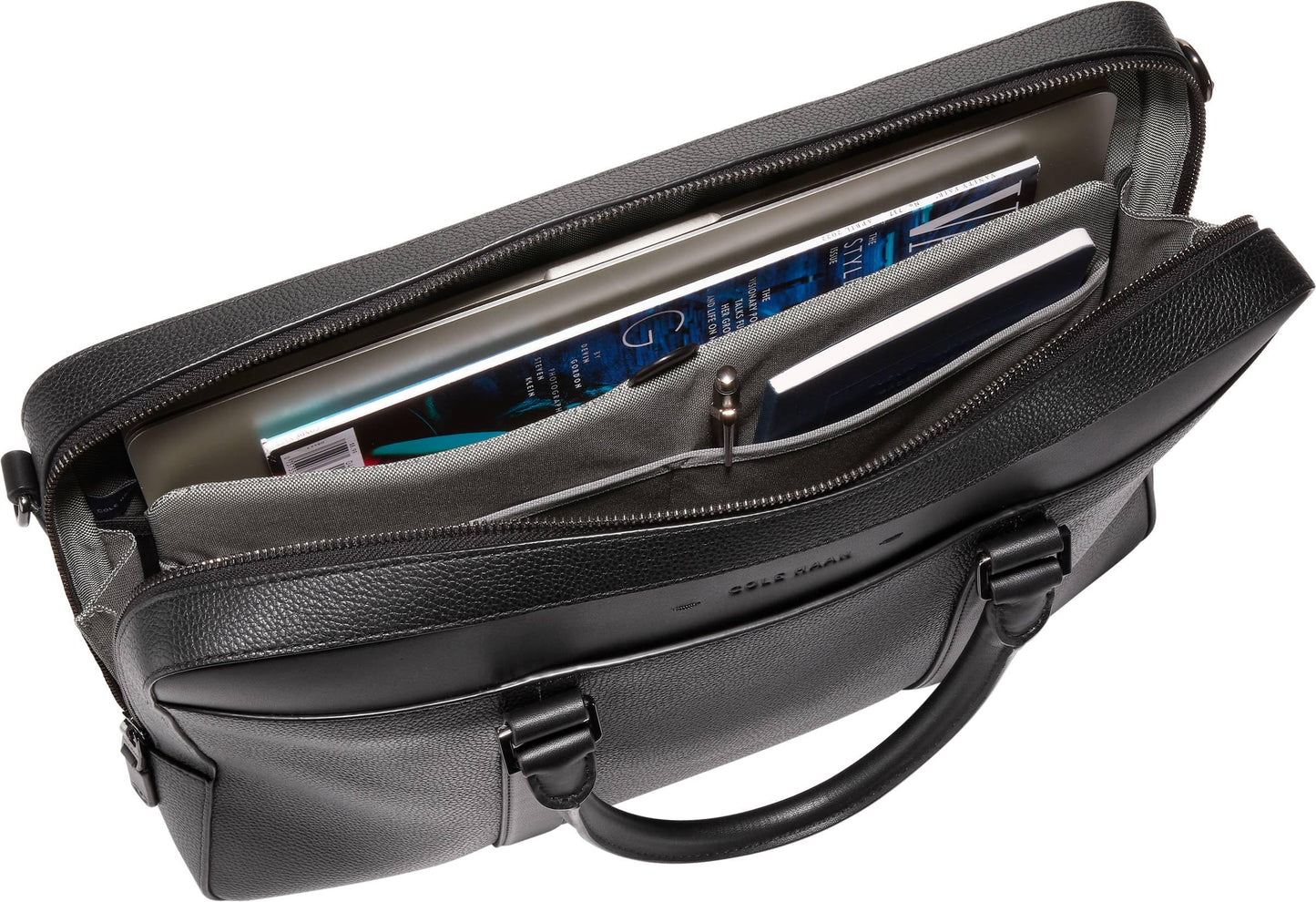Cole Haan Men's Triboro Briefcase, Black