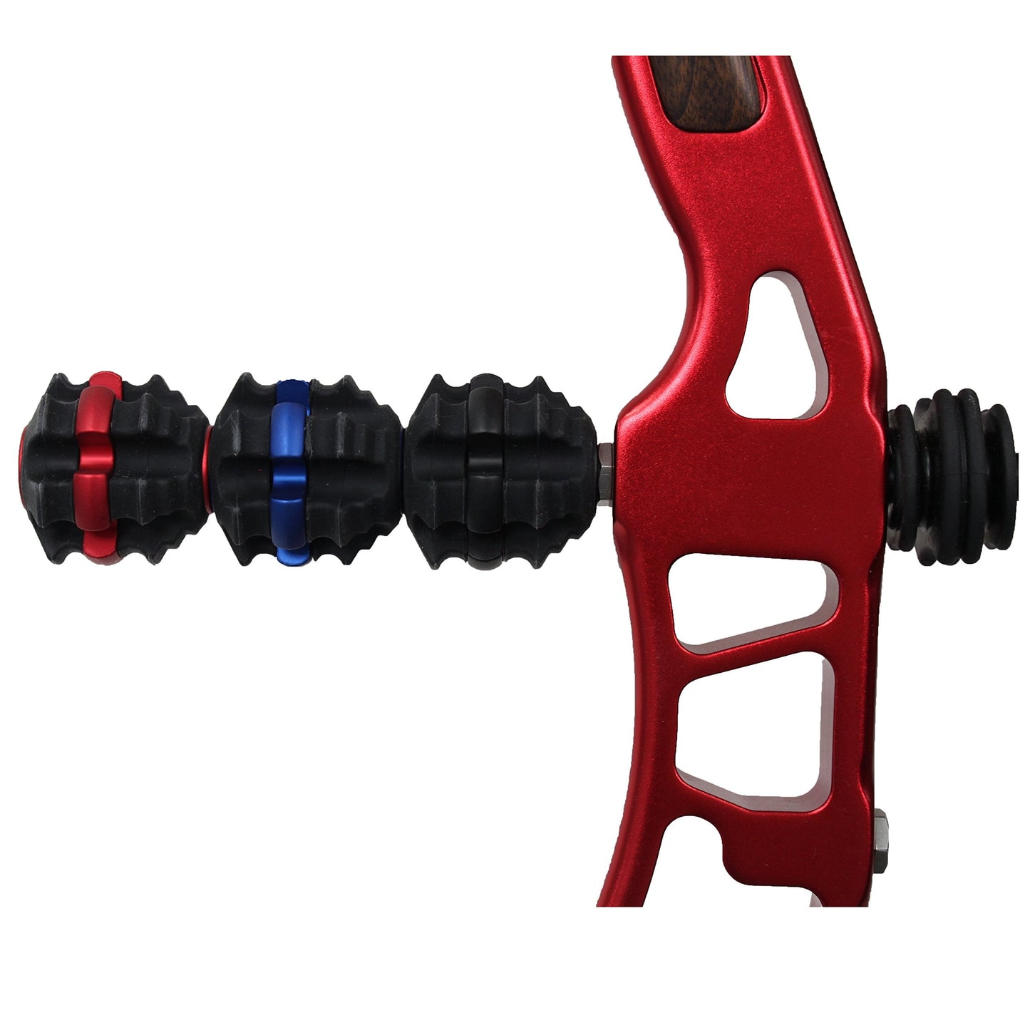 SAS Stackable Archery Bow Stabilizer Ball Anodized - 1.5 in 1.45 Oz (Black)