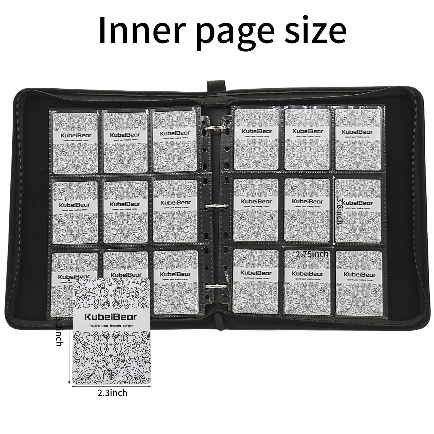 Card Binder – 720 Capacity, Zippered Trading Card Holder for MTG, Sports & Collectible Cards – Acid-Free, Durable & Travel-Friendly Storage (Red dots, 9 Pocket)