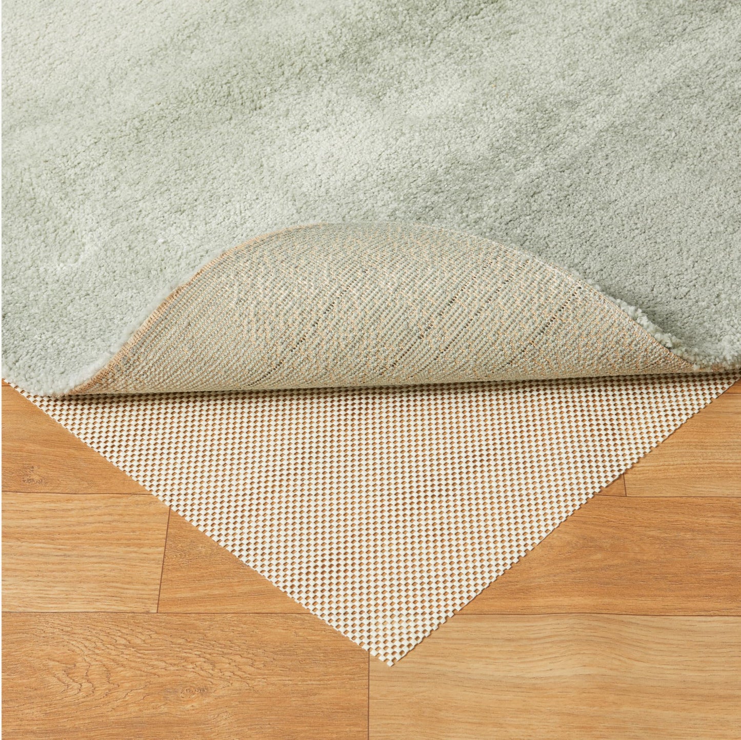 Amazon Basics Non-Slip Rug Pad, Keep Area Rugs Safe in Place, Slip and Skid Resistant Pads for Tile and Hardwood Floors, Protect Floors from Wear and Tear, Trimmable, 4x6