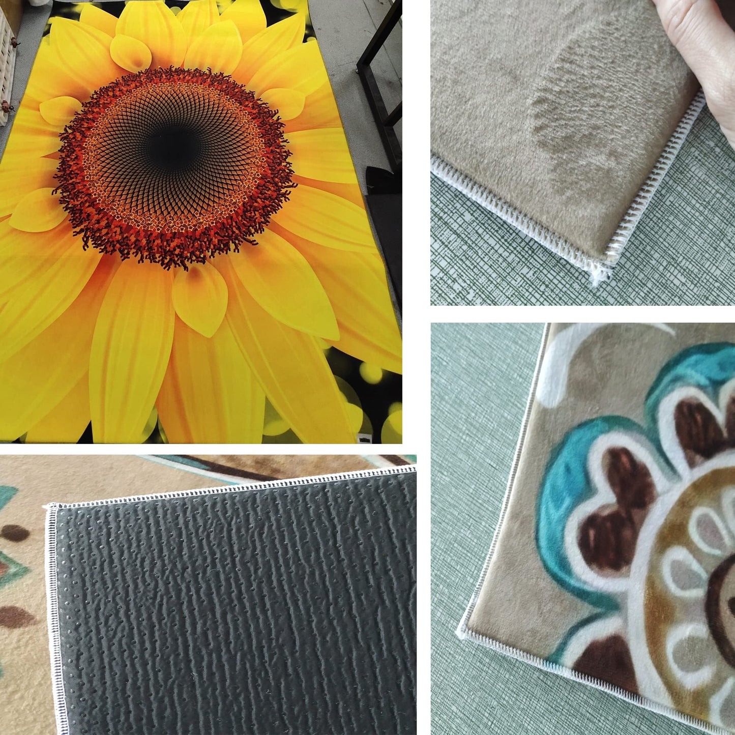 Made in USA-Floor Rugs Mat Custom Add Your Own Logo/Text/Photo Here Modern Carpet for Home Garden Office Decoration Area Rug(31x20inch, 84x60inch)